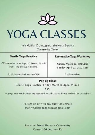 Yoga Restorative Workshop 