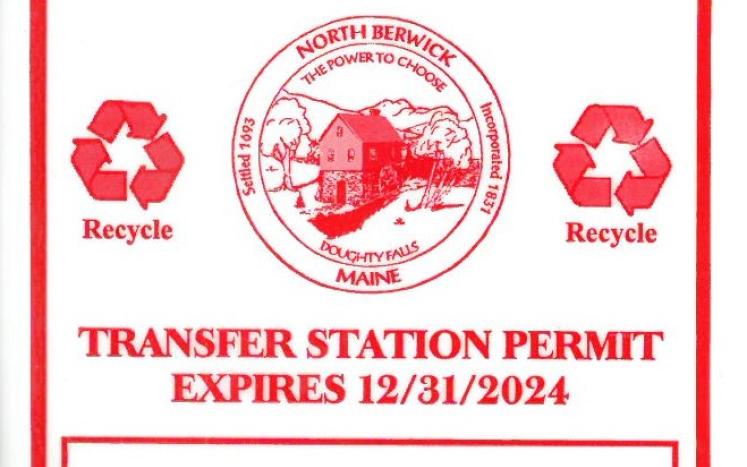 transfer station sticker